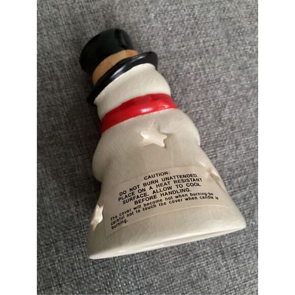 Snowman Tealight Holder  - Picture 3 of 4